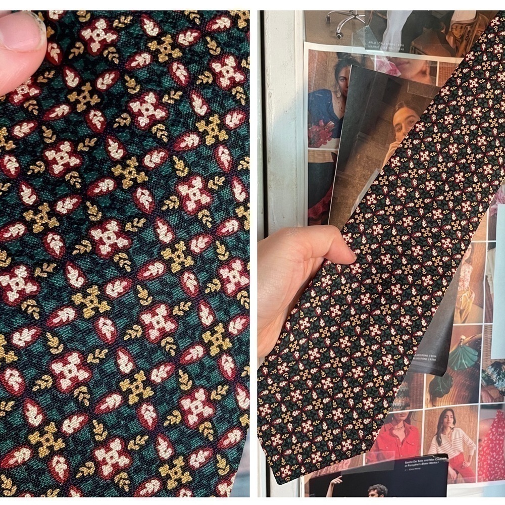 Bundle of 6 100% Silk Vintage Men’s Ties - Picture 3 of 8